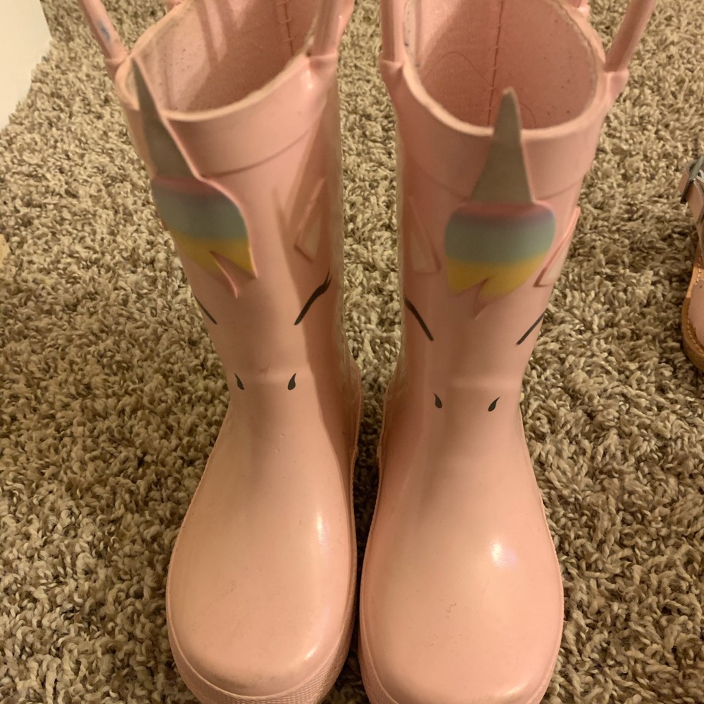 Unicorn rain boots